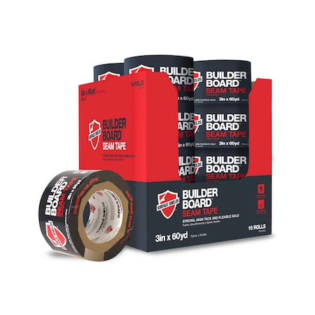 Builder Board Surface Shields Builder Board Tape 3 in. W X 180 ft. L Indoor Seam Tape BLD072